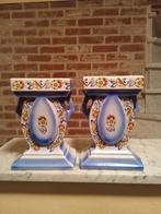 Antieke Belgische Koppel Vazen, Antiek en Kunst, Ophalen