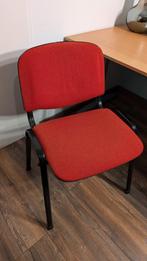 Tissu de chaise de bureau Neat Red Visitors Canteen, 4 pièce, Enlèvement ou Envoi, Utilisé, Tissus