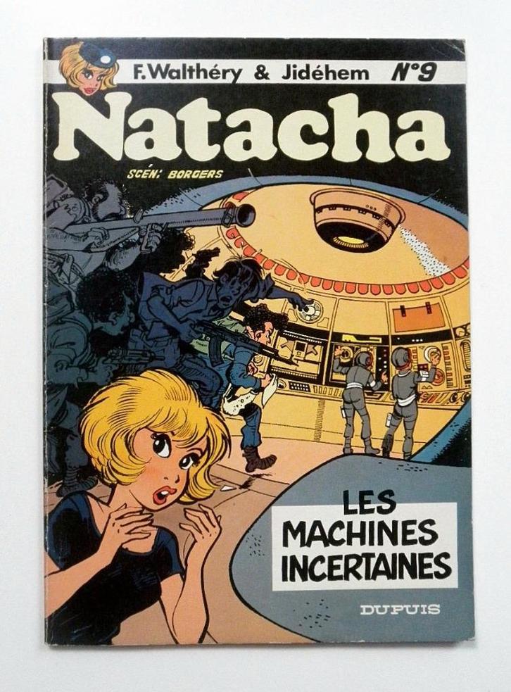 EO 1983 Natacha 9 - Les machines incertaines - broché tbe, Boeken, Stripverhalen, Gelezen, Ophalen