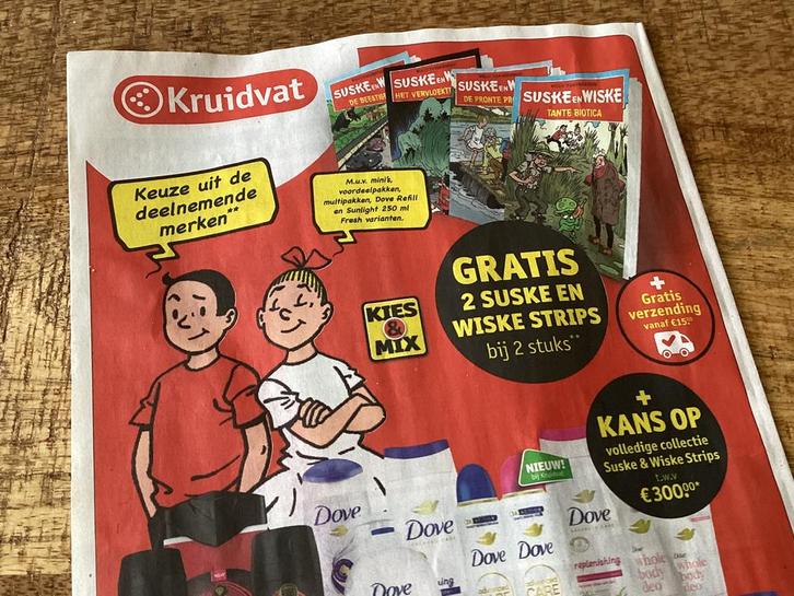 ️♦️S&W🗯️ FOLDER Kruidvat (juli 2025), Verzamelen, Stripfiguren, Zo goed als nieuw, Ophalen of Verzenden