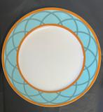 6 assiettes Hermes en etat neuf Siesta Island 30 cm, Ophalen