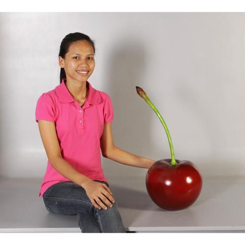 Kers 60 cm - kers polyester decoratie, Verzamelen, Merken en Reclamevoorwerpen, Nieuw, Ophalen