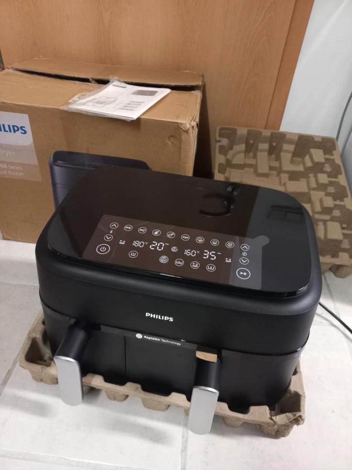 Philips 3000 Series Dual Basket Airfryer NIEUW, Elektronische apparatuur, Airfryers, Nieuw, Airfryer, 1500 gram of meer, Ophalen of Verzenden