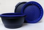 Tupperware Micro Urban Family - Steam - Blauw - Promo, Huis en Inrichting, Nieuw, Blauw, Ophalen of Verzenden, Bak of Kom