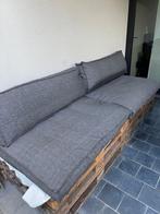 tuinset pallet met kussens en tafel, Tuin en Terras, Ophalen, Zo goed als nieuw