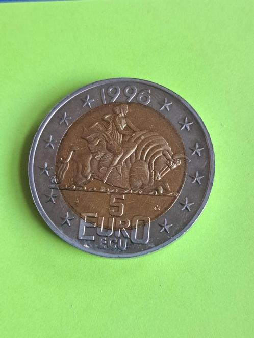 1996 Nederland 5 euro / ecu Beatrix in bi-metaal, Postzegels en Munten, Munten | Nederland, Losse munt, Euro's, Koningin Beatrix