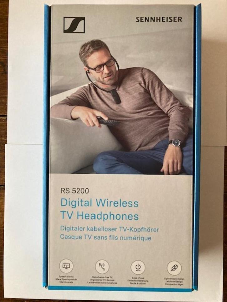 Sennheiser RS 5200 kinbeugel hoofdtelefoon, Audio, Tv en Foto, Hoofdtelefoons, Zo goed als nieuw, Op oor (supra aural), Sennheiser