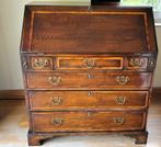 Antieke houten secretaire - oud messing beslag, Antiek en Kunst, Ophalen