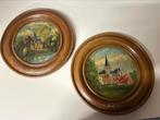 Houten schilderijtjes Dadizele, Antiek en Kunst, Ophalen