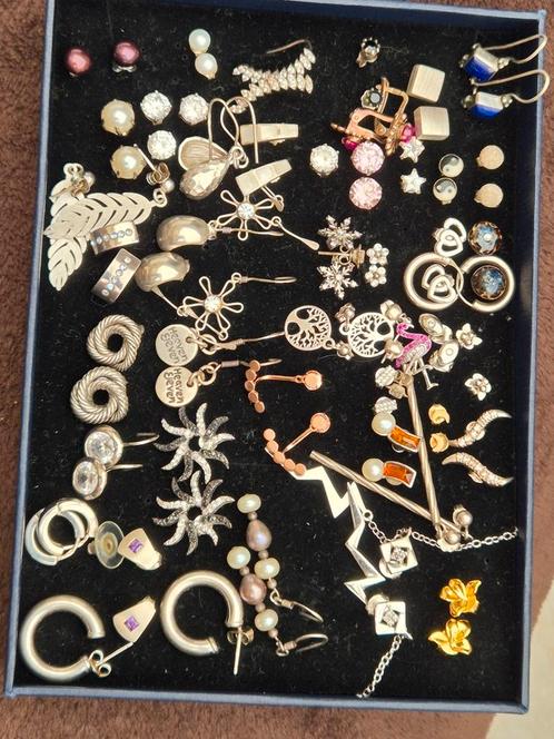 Zilveren oorbellen/oorstekers/oorhangers 925 gestempeld, Handtassen en Accessoires, Oorbellen, Zo goed als nieuw, Ophalen of Verzenden