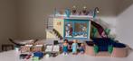 PLaymobil vakantievilla met zwembad - compleet, Ophalen of Verzenden, Zo goed als nieuw, Complete set