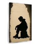 Toile Banksy 50x70cm - 18mm., Envoi, Neuf