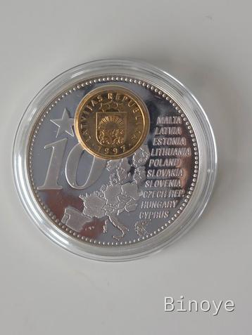 Lettonie 2006 – Médaille Euro – Proof – élargissement
 beschikbaar voor biedingen
