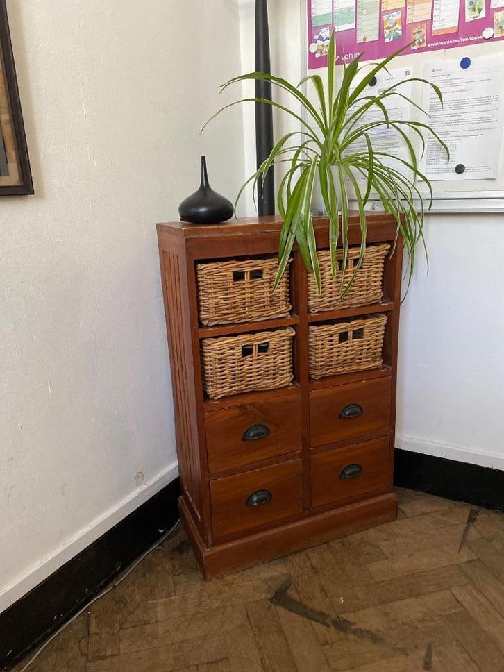 Meuble en bois massif, Antiek en Kunst, Antiek | Meubels | Tafels, Ophalen