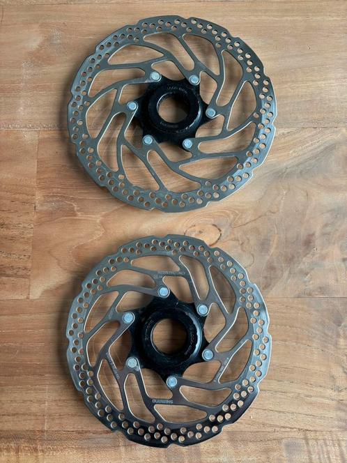 Shimano centerlock remschijven te koop 160/180, Fietsen en Brommers, Fietsonderdelen, Zo goed als nieuw, Ophalen