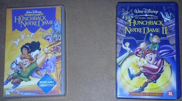 The Hunchback of Notre Dame I & II – VHS Set beschikbaar voor biedingen