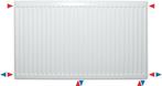 Radiateur DESCO - H900-L1100 2569W type 22, Radiateur, Enlèvement, Neuf