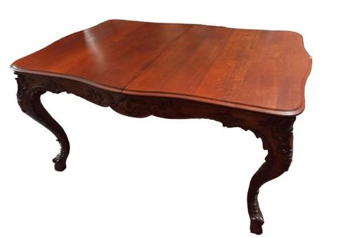 grote Luikse tafel met prachtig beeldhouwwerk., Antiek en Kunst, Antiek | Meubels | Tafels, Ophalen