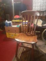 4 Eikenhouten Stoelen, Ophalen, Gebruikt, Bruin, Eikenhout