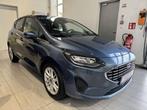 Ford Fiesta EcoBoost mHEV Titanium X A7 DCT 125PK (bj 2023), Auto's, Stof, Gebruikt, 1014 kg, Blauw