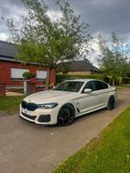 BMW 545e xdrive, Auto's, BMW, Automaat, Wit, Leder, 6 cilinders