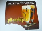 Pilaarbijter bier pancarte 290x290mm, Ophalen, Nieuw, Reclamebord, Plaat of Schild, Overige merken