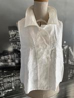 wit topje - bloesje - AJ Armani Jeans - 44, Taille 42/44 (L), AJ Armani Jeans, Comme neuf, Blanc