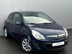 Opel Corsa 1.2i 118.000 km 08/2012 Euro5 Edition 150e, Auto's, Voorwielaandrijving, Parkeersensor, Zwart, Blauw