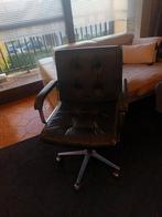 Chaise de bureau cuir véritable, Maison & Meubles, Comme neuf, Chaise de bureau, Enlèvement ou Envoi