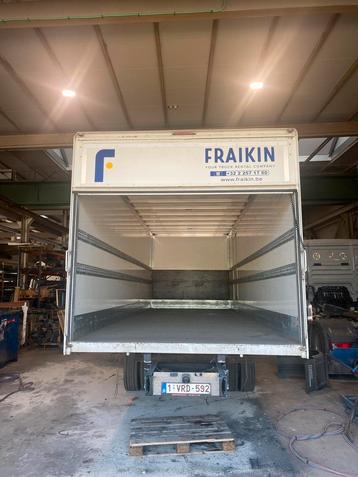 Laadbak van vrachtwagen