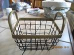 Panier de rangement en métal avec 2 anses, Maison & Meubles, Accessoires pour la Maison | Plataux & Paniers, Neuf, Enlèvement