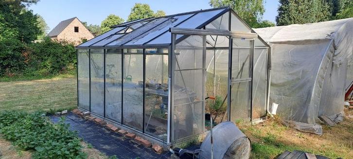 FILCLAIR GLAZEN SERRE, Tuin en Terras, Kassen, Gebruikt, Kweekkas, Aluminium, Glas, Ophalen