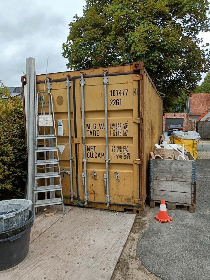 20" gebruikte zeecontainer, Doe-het-zelf en Bouw, Containers, Ophalen
