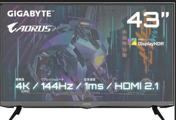 GIGABYTE AORUS FV43U Pro Gaming Monitor 43" 4K ps5 /2.1hdmi beschikbaar voor biedingen
