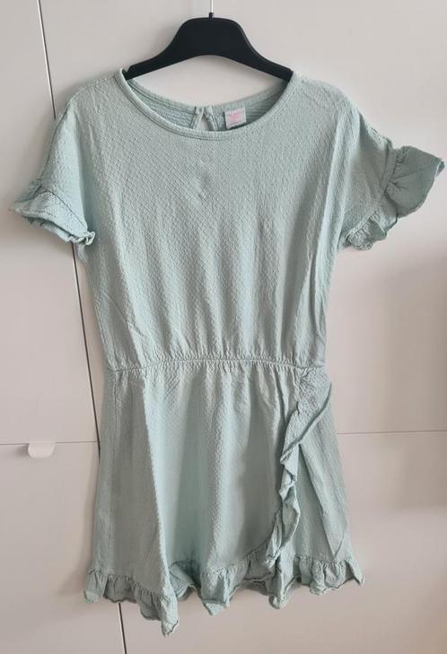 Lichtgroene jurk Hema, maat 158/164, Kinderen en Baby's, Kinderkleding | Maat 158, Gebruikt, Meisje, Jurk of Rok, Ophalen of Verzenden