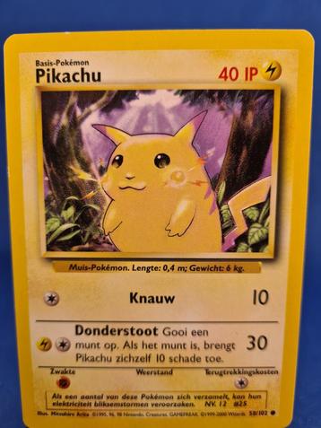 Pikachu 58/102 - Base (NL) beschikbaar voor biedingen