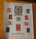 Magazine Winterhulp avec timbres belges, Timbres & Monnaies, Timbres | Europe | Belgique, Affranchi, Enlèvement ou Envoi