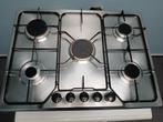 Cuisinière à gaz à 5 brûleurs, Ophalen, Minder dan 85 cm, Zo goed als nieuw, Energieklasse A of zuiniger