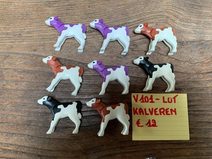 PLAYMOBIL V101: LOT 8 KALVEREN, Kinderen en Baby's, Speelgoed | Playmobil, Ophalen of Verzenden