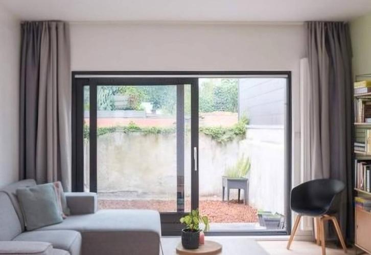 meerdere grijze gordijnen (apart of samen), Maison & Meubles, Ameublement | Rideaux & Stores à lamelles, Utilisé, 200 cm ou plus