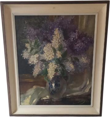 Anne Maillart "bloemenstilleven".  beschikbaar voor biedingen