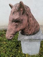 Statue de jardin représentant une tête de cheval, Jardin & Terrasse, Statues de jardin, Utilisé, Enlèvement ou Envoi