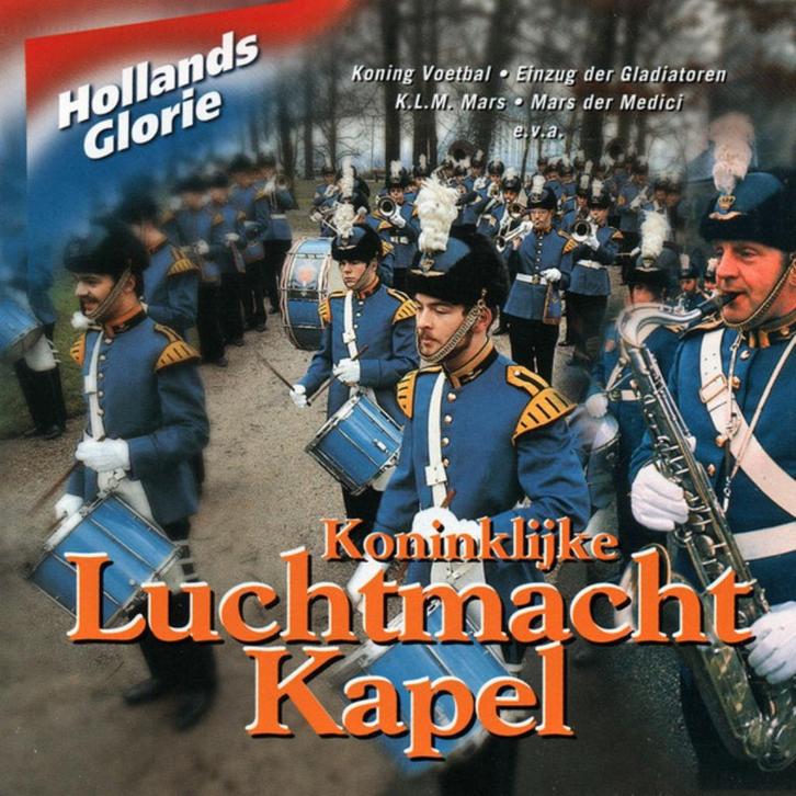 1595 - HOLLANDS GLORIE - KON. LUCHTMACHT KAPEL - NIEUW, Cd's en Dvd's, Cd's | Instrumentaal, Nieuw in verpakking, Verzenden