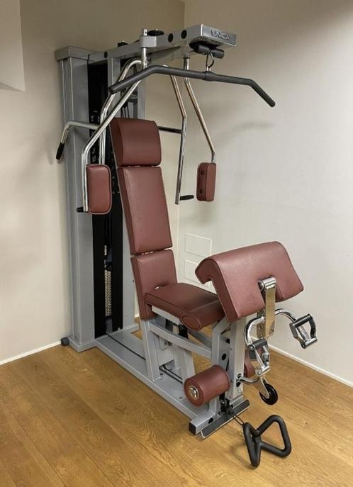 Technogym Unica Evolution 90kg, Sport en Fitness, Fitnessmaterialen, Zo goed als nieuw, Fitnessbank, Armen, Benen, Borst, Buik
