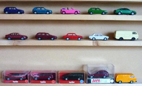 Miniatuurauto's VOLKSWAGEN (2)  1/87  HO  vaste prijs, Hobby en Vrije tijd, Modeltreinen | H0, Zo goed als nieuw, Overige typen