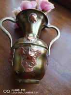 Vase en cuivre jaune et rouge, Antiek en Kunst, Ophalen of Verzenden