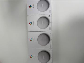 Google Nest Mini Chalk 4 available disponible aux enchères