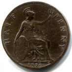 Royaume-Uni Reine Victoria (1838 - 1901) ½ penny 1896, Timbres & Monnaies, Monnaies | Europe | Monnaies non-euro, Enlèvement ou Envoi