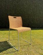 8 vintage rotan stoelen, Huis en Inrichting, Ophalen, Zo goed als nieuw