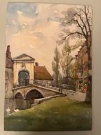 Chromolithografie van Nicolas Markovitch (1894-1964) Brugge, Antiek en Kunst, Kunst | Schilderijen | Klassiek, Verzenden